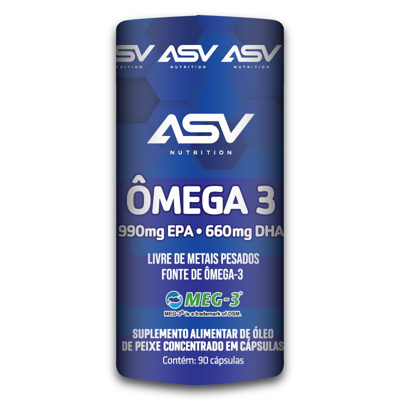 Ômega 3 Ultra Concentração MEG-3 ASV Nutrition