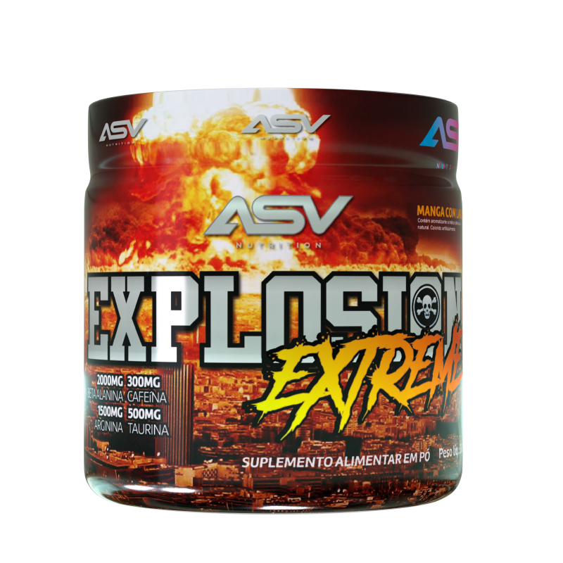 Pré-Treino Explosion Extreme – O mais HARD do mercado! ASV Nutrition