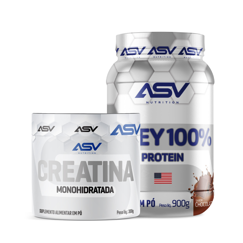 Combo Hipertrofia – Whey + Creatina